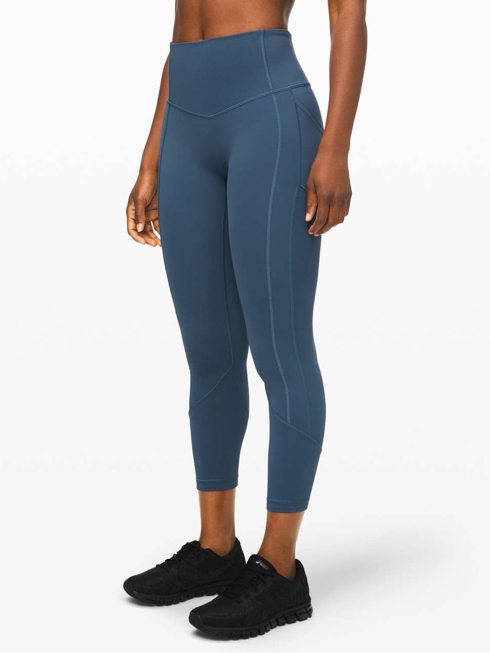 Lululemon All The Right Places Crop II 23” Code Blue Size 6